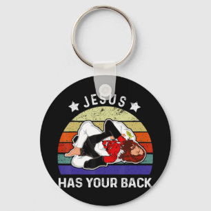 Braziliaanse Jiu Jitsu Shirt Jesus Shirt Jezus hee Sleutelhanger