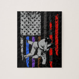 Braziliaanse Jiu Jitsu Stars & Stripes Rank BJJ Fl Legpuzzel
