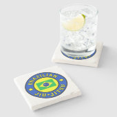 Braziliaanse Jiu Jitsu Stenen Onderzetter (Zijkant)