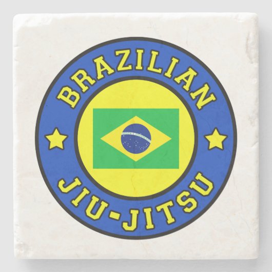 Braziliaanse Jiu Jitsu Stenen Onderzetter (Voorkant)
