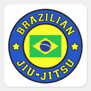 Braziliaanse Jiu Jitsu Vierkante Sticker