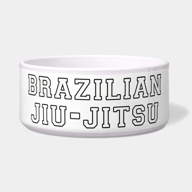 Braziliaanse Jiu Jitsu Voerbakje (Voorkant)
