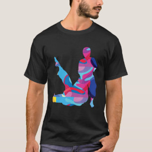 Braziliaanse Jiu Jutsu Bjj Colorful Graphic T-shirt