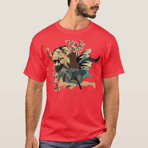 Braziliaanse Jiujitsu Japanse ancient Samurai Jaw T-shirt