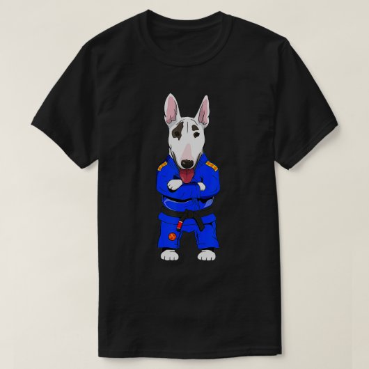 Braziliaanse Jiujitsu Master bull terriër BJJ T-shirt (Design voorkant)