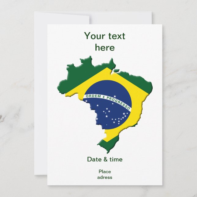 Braziliaanse kaart (Voorkant)