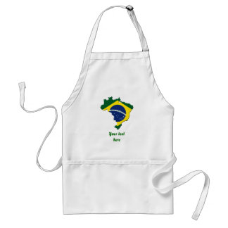 Braziliaanse kaart standaard schort