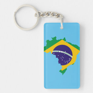 Braziliaanse landenvlag sleutelhanger