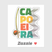 Braziliaanse martiale kunst van Capoeira Sticker (Vel)