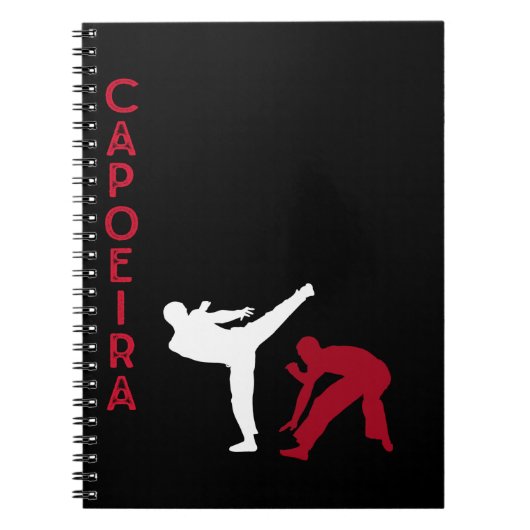 Braziliaanse militaire kunsten Capoeira Notitieboek (Voorkant)