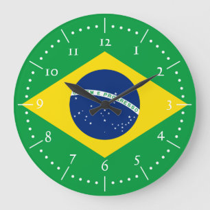 Braziliaanse nationale vlag grote klok