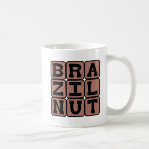 Braziliaanse noot, peulvrucht koffiemok