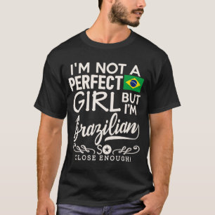 Braziliaanse opruiende Braziliaanse gedenkster T-shirt