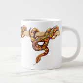 Braziliaanse Rainbow Boa Snake Jumbo Mok (Rechts)