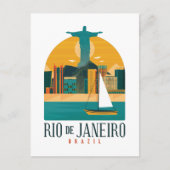 Braziliaanse stad Rio de Janeiro  Briefkaart (Voorkant)
