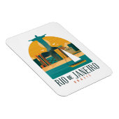 Braziliaanse stad Rio de Janeiro  Magneet (Rechterzijde)