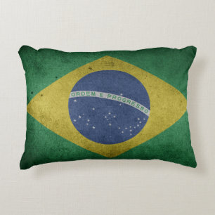 Braziliaanse vlag accent kussen