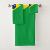 Braziliaanse vlag bad handdoek (Insitu)