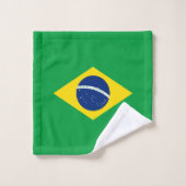 Braziliaanse vlag bad handdoek (Wasdoekje)