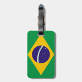 Braziliaanse vlag bagagelabel (Achterkant verticaal)