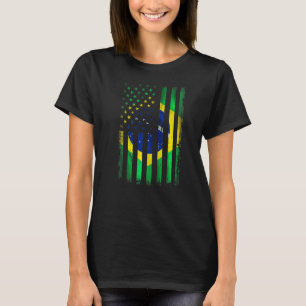 Braziliaanse vlag Braziliaanse roet T-shirt