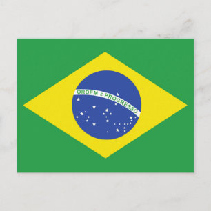 Braziliaanse vlag briefkaart