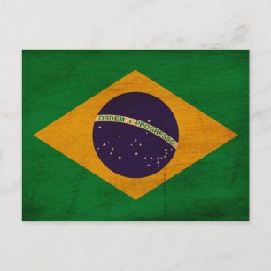 Braziliaanse vlag briefkaart