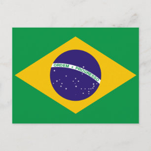Braziliaanse vlag briefkaart
