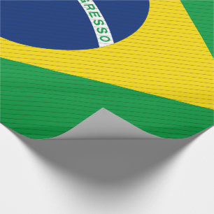 Braziliaanse vlag cadeaupapier