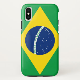 Braziliaanse vlag iPhone x hoesje