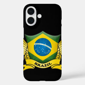 Braziliaanse vlag iPhone 16 hoesje