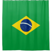 Braziliaanse vlag douchegordijn (Voorkant)