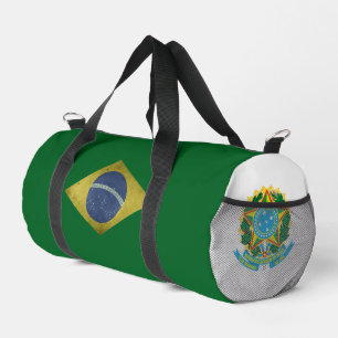 Braziliaanse vlag en wapen plunjezak