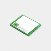 Braziliaanse vlag Glitter-leraar leslokaal Post-it® Notes (Schuin)