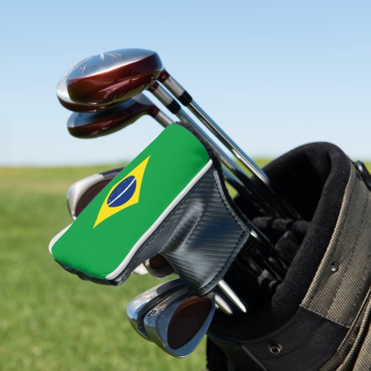 Braziliaanse vlag golfheadcover (Insitu)