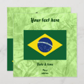 Braziliaanse vlag kaart (Voorkant / Achterkant)