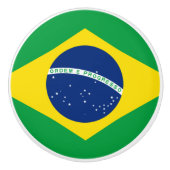 Braziliaanse vlag Keramische Pull Keramische Knop (Voorkant)