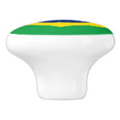 Braziliaanse vlag Keramische Pull Knop (Zijkant)