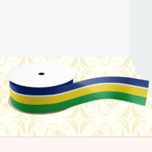 Braziliaanse vlag kleuren lint, Brazilië / sport Lint