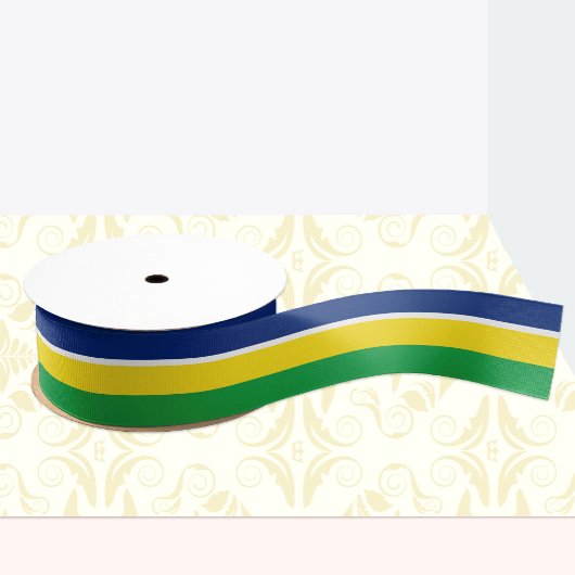 Braziliaanse vlag kleuren lint, Brazilië / sport Lint