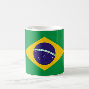 Braziliaanse vlag koffiemok