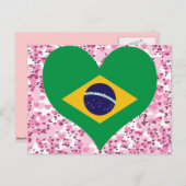 Braziliaanse vlag kopen briefkaart (Voorkant / Achterkant)