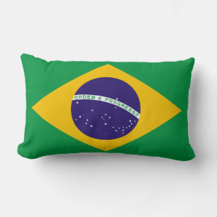 Braziliaanse vlag kussen