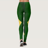 Braziliaanse vlag leggings (Achterkant)