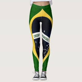 Braziliaanse vlag leggings
