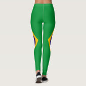 Braziliaanse vlag leggings (Achterkant)