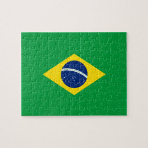Braziliaanse vlag legpuzzel