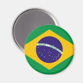 Braziliaanse vlag magneet (Voorkant / Achterkant)