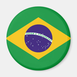 Braziliaanse vlag magneet