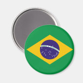 Braziliaanse vlag Magnet Magneet (Voorkant / Achterkant)